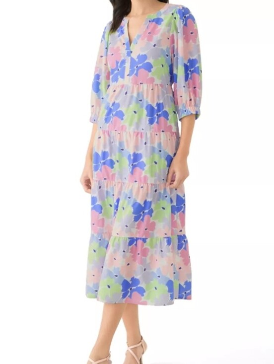 Mary Square Dresses & Skirts - Mary Square Pastel Floral Cameron Maxi Dress